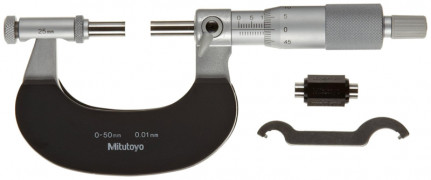 Микрометр МК-  50 0,01 (0-50) со сменными пятками 104-171 Mitutoyo