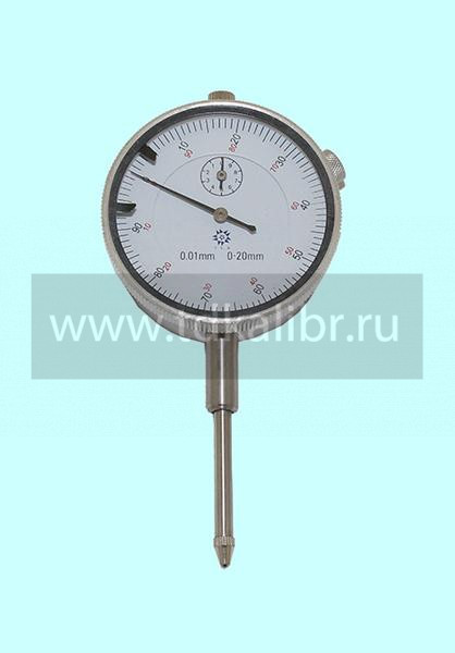 Индикатор Часового типа ИЧ-20, 0-20мм кл.точн.1 цена дел.0.01 (без ушка) "TLX" (D102-1041)