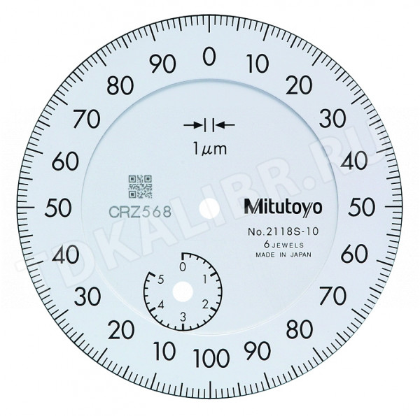 Индикатор час. типа ИЧ-  5 0,001 б/уш. 2118SB-10 Mitutoyo