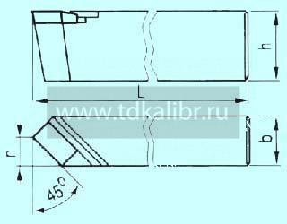 Резец Проходной прямой 25х16х140 Т5К10