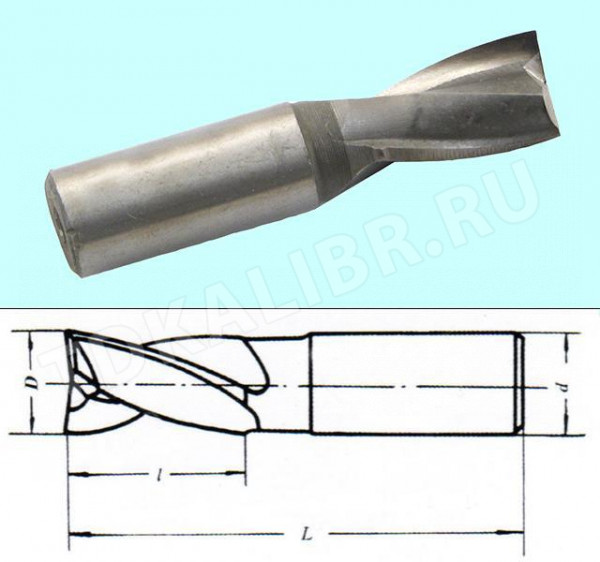 Фреза шпоночная ц/х 16,0x28x75 мм Р6АМ5 CNIC