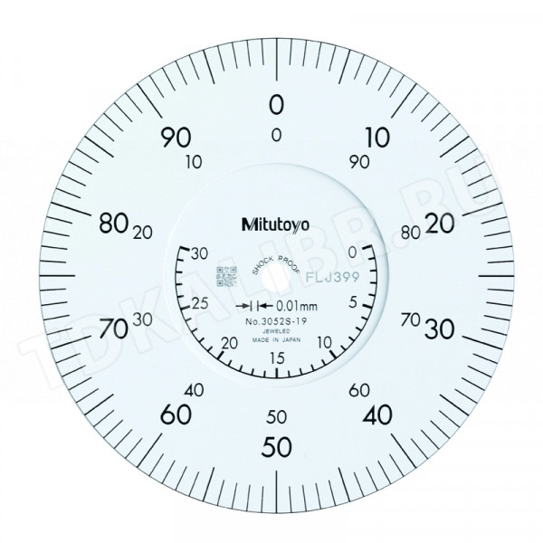 Индикатор час. типа ИЧ- 30 0,01 б/уш. ударопроч. 3052SB-19 Mitutoyo