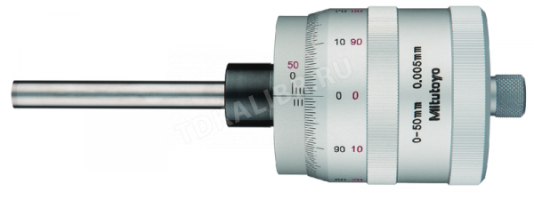 Головка микрометрическая МГ- 50 0,005 (0-50) с невращ. винтом, шаг 1мм 197-101 Mitutoyo