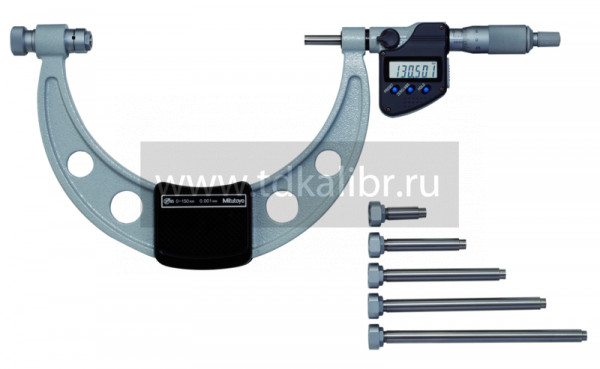 Микрометр МКЦ- 150 0,001 электр. (0-150) 3-кн. со сменными пятками 340-251-30 Mitutoyo