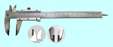 Штангенциркуль 0 - 150 ШЦТ-I (0,02) с твердосплавными губками, с глубиномером "CNIC" (Шан 141-120S) нерж. сталь