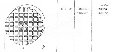 Плита Круглая d 240х 30 с Т-образными пазами 8мм (7081-0421) ГОСТ 14379-69 (восстановленная)