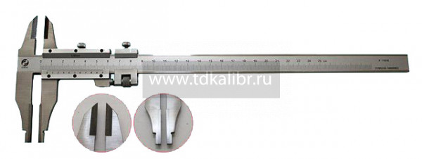 Штангенциркуль 0 - 200 ШЦТ-II (0,02) с твердосплавными губками "CNIC" (Шан 149-125S) нерж. сталь