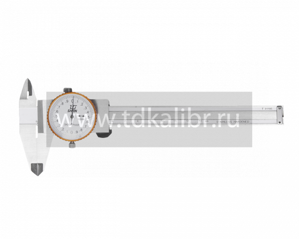 Штангенциркуль ШЦК-1-150 0,02 с круг. шкалой губ. 40мм с пов. SHAN