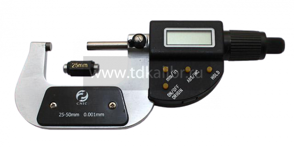 Микрометр Гладкий МК- 50 25- 50 мм (0,001) электронный "CNIC" (Шан 480-510)