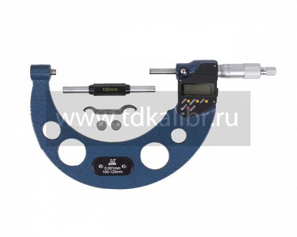 Микрометр электронный цифровой МКЦ-125 0.001 (ГРСИ №66442-17) SHAN