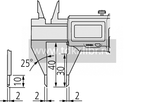 Штангенциркуль ШЦЦ-1-150 IP67 NTD12P-P15M 573-625-20 Mitutoyo