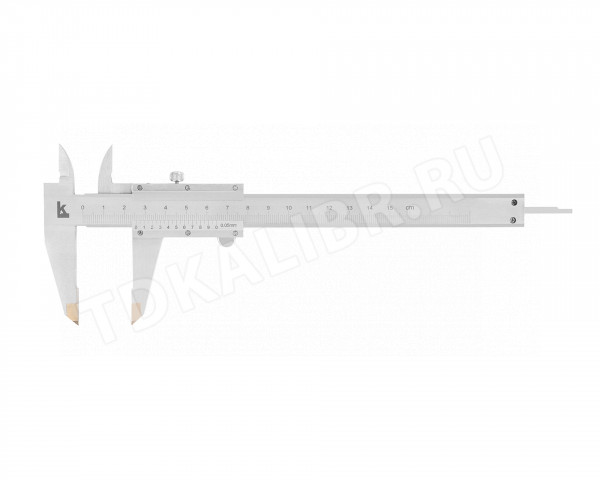 Штангенциркуль ШЦТ-1-150 0,05 с твердосплавными губками (ГРСИ №77302-20)  КЛБ