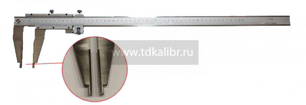 Штангенциркуль ШЦТ-3- 500 0,02 с твердосплавными губками, нерж. сталь (151-150S) CNIC