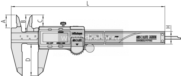 Штангенциркуль 8"/200mm