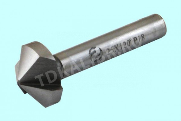 Зенковка d 8,0х 6.0х 44 конус 120° dхв=8мм Р18 ц/х Z=3 DIN335C "CNIC"