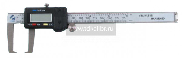 Штангенциркуль 0 - 200 (0,01) электронный для наружных канавок H-50мм "CNIC" (Шан 116-325) нерж. сталь