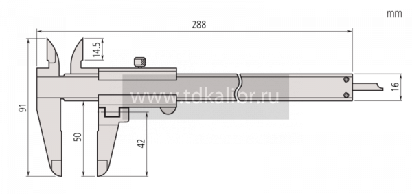 Штангенциркуль ШЦ-1-200 0,05 поворотная губка 536-212 Mitutoyo