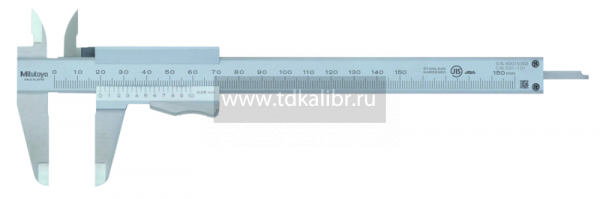 Штангенциркуль ШЦ-1-150 0,05 с быстрой регулировкой с зажимом 531-101 Mitutoyo