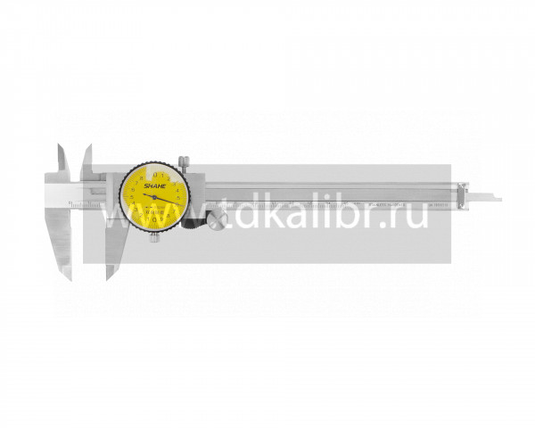 Штангенциркуль ШЦК-1-150 0,02 с круг. шкалой губ. 40мм SHAHE