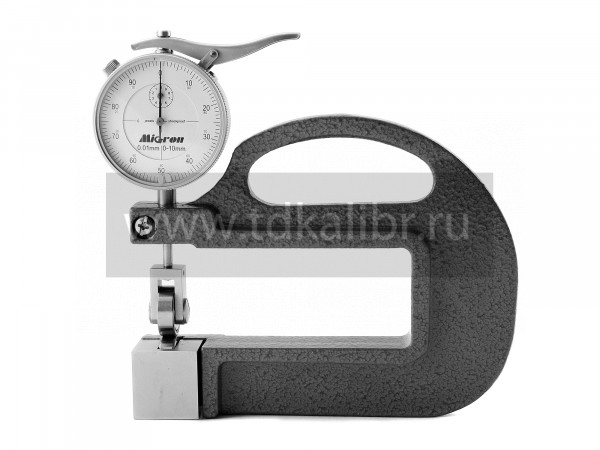 Толщиномер индикаторный ТРЛ  0- 10 0,01 роликовый, ручной МИК