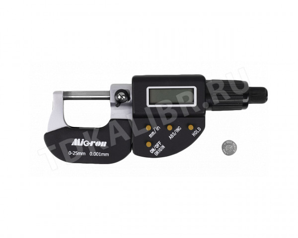 Микрометр электронный цифровой МКЦ-25 0.001 мм (ГРСИ №77991-20) Micron