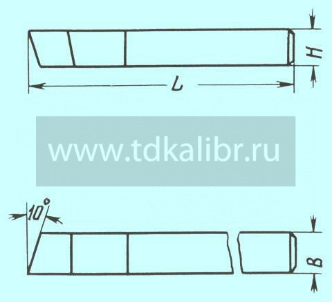 Резец Проходной прямой 32х20х160 Т14К8