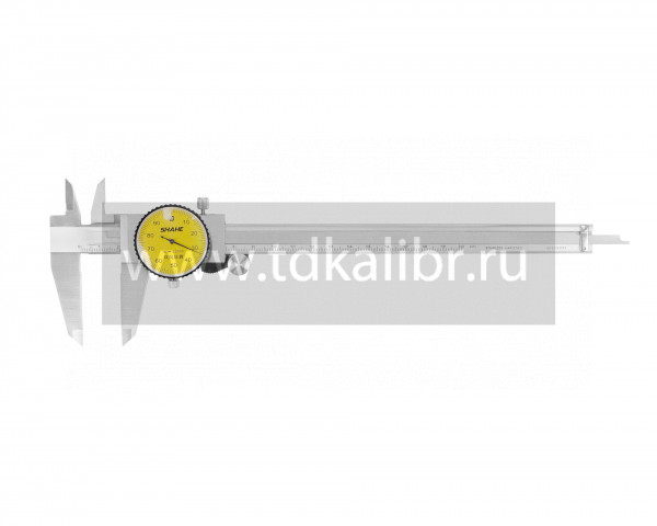 Штангенциркуль ШЦК-1-200 0,01 с круг. шкалой губ. 50мм SHAHE
