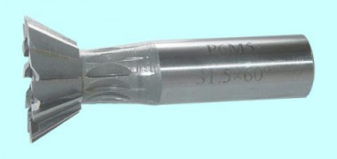 Фреза для пазов "ласточкин хвост" ц/х 31,5x71x12,5x16x60° мм прямой конус Р6АМ5 CNIC