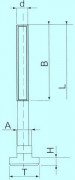 Болты к станочным пазам М10х120 паз 9,7 (YT1174-8) "CNIC"