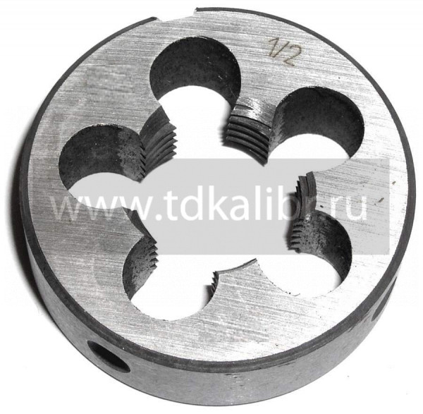 Плашка Коническая дюймовая К 3/4"(NPT), 14 ниток/дюйм, dнар.55мм Р6АМ5 "TLX"