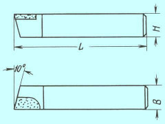 Резец Проходной упорный прямой 25х16х120 Т5К10