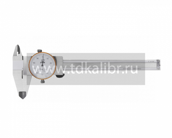 Штангенциркуль ШЦК-1-150 0,01 с круг. шкалой губ.40мм SHAN