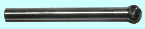 Борфреза сферическая  8x7x6x65 мм тип D спираль. насечка твердосплавная (D08 07М06) CNIC