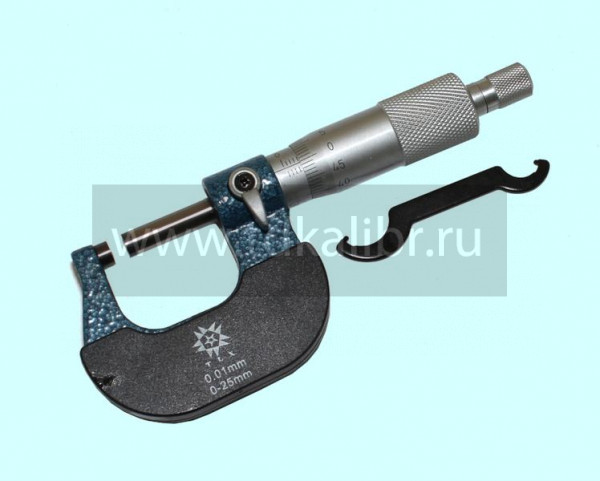 Микрометр Гладкий МК- 25 0- 25 мм (0,01) кл.т.1 тв.сплав "TLX" (400-105)