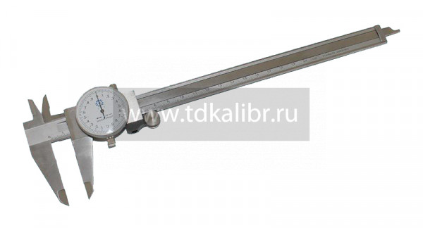 Штангенциркуль 0 - 300 ШЦК-I (0,02) стрелочный с глубиномером H-50мм "TLX" (V01-1031)